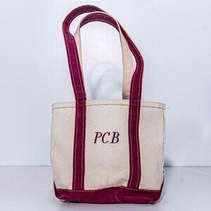 LL Bean Boat And Tote Bag Small Made in USA VTG 80s Classic